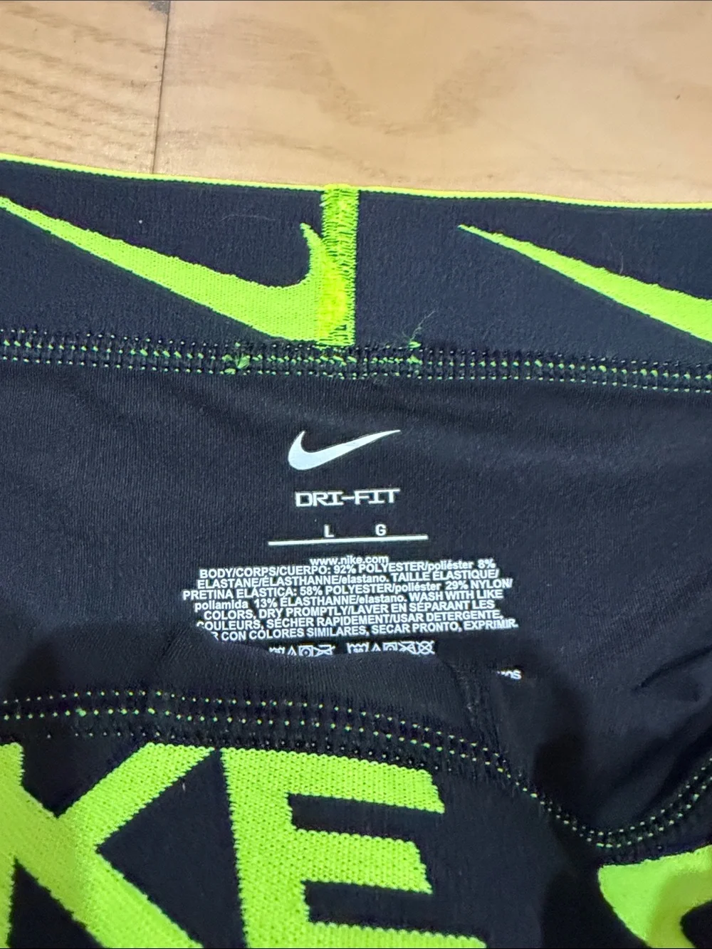 Nike Black Boxer Briefs with Neon Yellow Waistband
